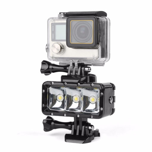 Picture of SHOOT XTGP253 Waterproof 30m Diving Video Light Dimmable LED Underwater for Action Cameras