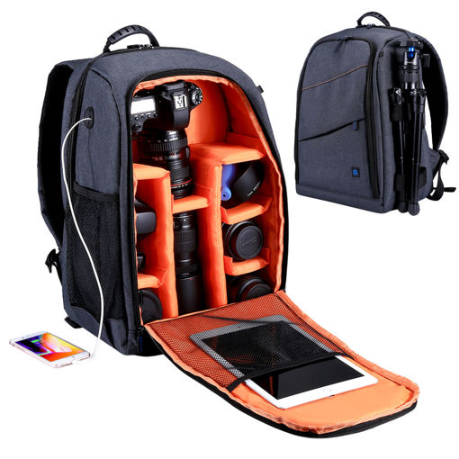 Immagine di PULUZ PU5011 Outdoor Portable Waterproof Scratch-proof Dual Shoulders Backpack Camera Bag