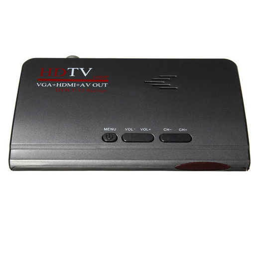 Picture of Digital Terrestrial HD 1080P DVB-T/T2 TV Box VGA AV CVBS Tuner Receiver With Remote Control