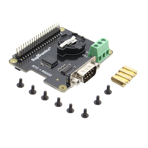 Immagine di X230 RS232 Seria Port & Real-time Clock (RTC) Expansion Board for Raspberry Pi