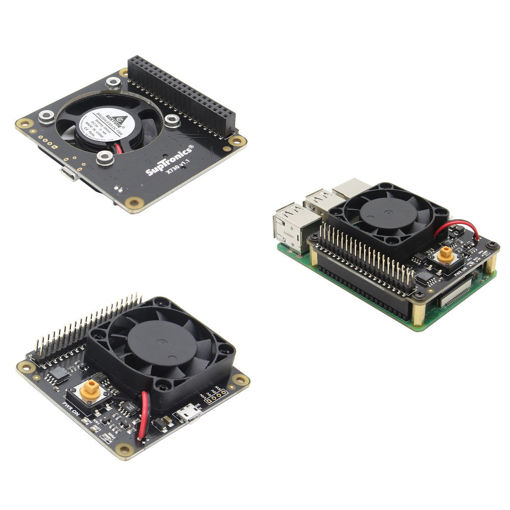 Immagine di X730 v1.1 Power Management with Safe Shutdown and Auto Cooling Function Expansion Board for Raspberry Pi 3B+(plus) /3B(Plus) / 3B / 2B