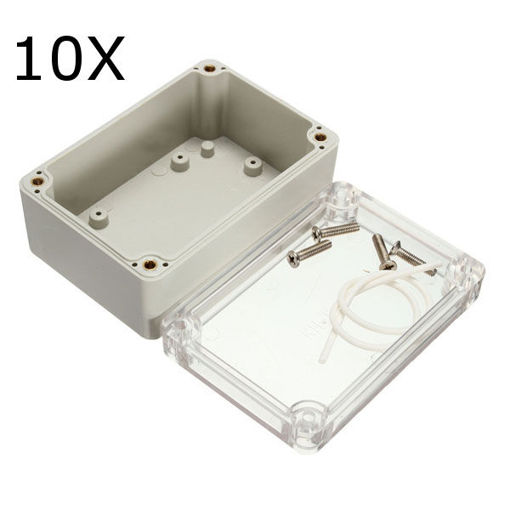 Immagine di 10Pcs 100x68x50mm Electronic Plastic Box Waterproof Electrical Junction Case