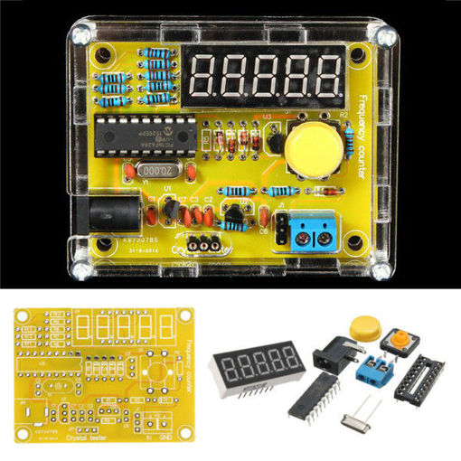 Picture of 3Pcs DIY Frequency Tester 1Hz-50MHz Crystal Counter Meter With Housing Kit