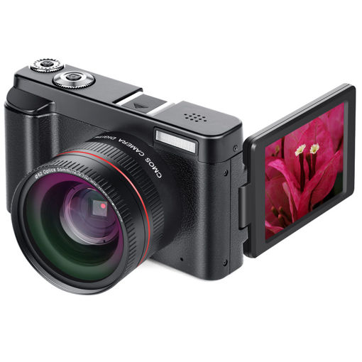 Immagine di DC101 24MP 16X Zoom Focus 1080P HD 3.0 Inch TFT Screen Digital SLR Camera with Macro Lens