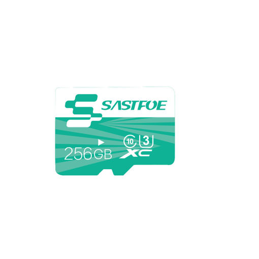 Immagine di SASTFOE Green Edition 256GB U3 Class 10 TF Micro Memory Card for Digital Camera MP3 TV Box Smartphone