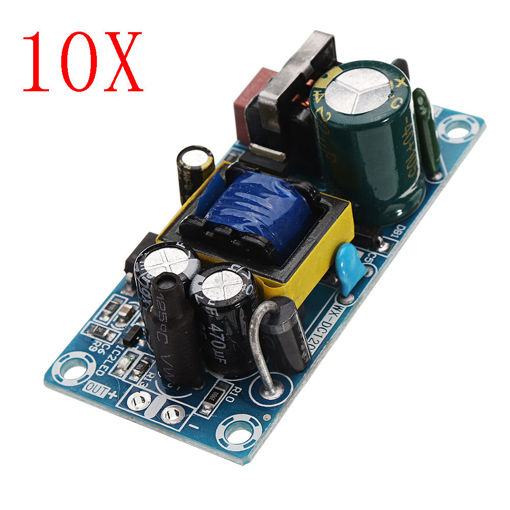 Picture of 10pcs AC-DC 5V 2A Switching Power Supply Board Low Ripple Power Supply Board 10W Switching Module