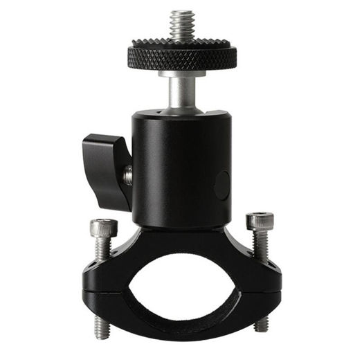 Picture of Universal 360 Degree Rotatable PTZ Bicycle Handlebar Mount Clip Tripod 1/4 Screw for Sport Camera