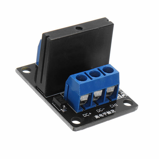 Immagine di 10pcs 1 Channel DC 12V  Relay Module Solid State High Level Trigger For Arduino 240V2A
