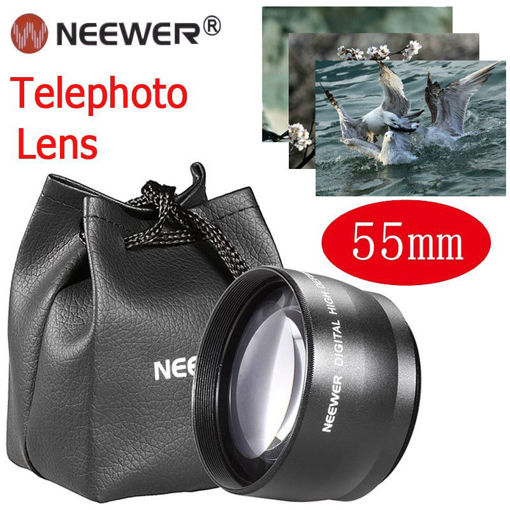 Immagine di NEEWER 55mm Telephoto Lens 2.0X Optical for Sony Pentax 18-55