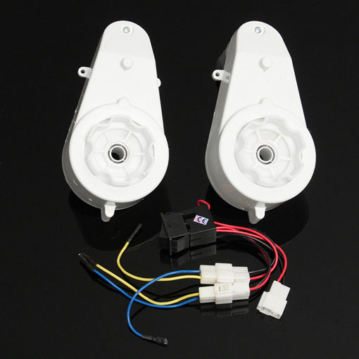 Picture of 2pcs Motor Gear-Box 12V 30000RPM For Kids Electric Bike Bicycle Electric Motor