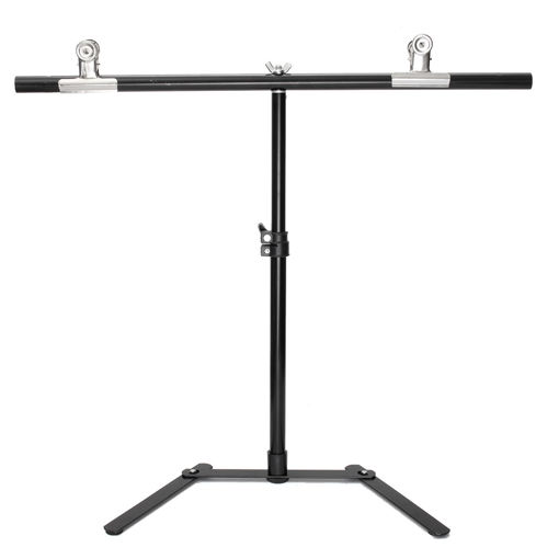 Immagine di Background Stand Kit White Photo Studio Photography Backdrop Background With 2 Clips Setb