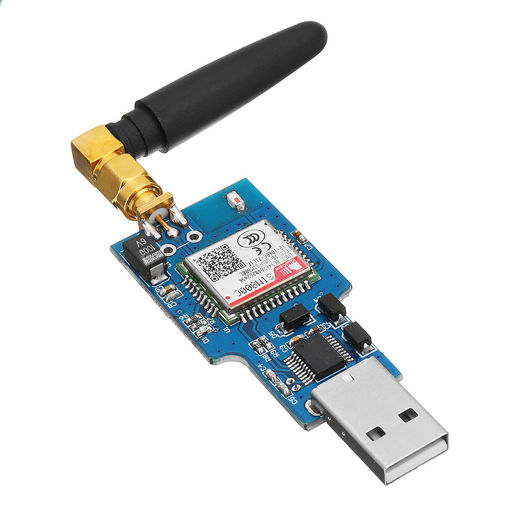 Immagine di 3pcs LC-GSM-SIM800C-2 USB to GSM Serial Port GPRS SIM800C Module with bluetooth Computer Control
