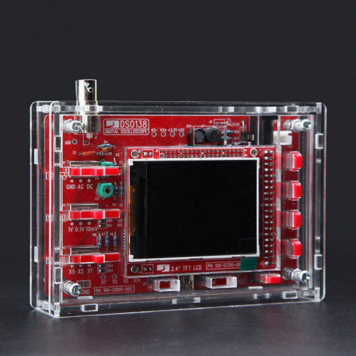 Picture of Original JYETech DSO138 DIY Digital Oscilloscope Kit 13804K Version With Acrylic Housing