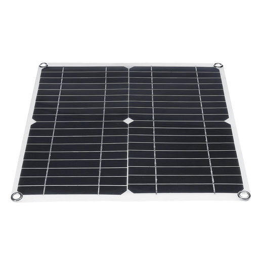 Picture of 20W 360*330*3mm Monocrystalline Silicon Solar Panel with Crocodile Charging Clip + Sucker + Manual(English)