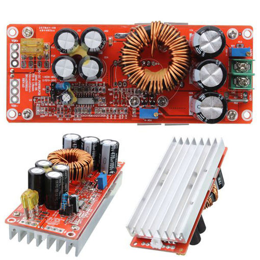 Picture of 1200W 20A DC Converter Boost Step Up Power Supply Module IN 10-60V OUT 12-83V