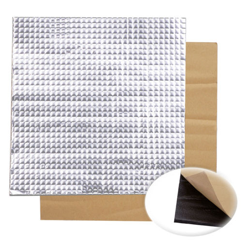 Immagine di 5pcs 300x300x10mm Foil Self-adhesive Heat Insulation Cotton For 3D Printer Heated Bed