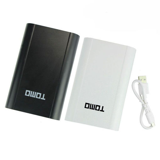 Picture of TOMO V8-4 Intelligent Portable 18650 Battery Charger 5V 2A DIY Display Power Bank Box Case