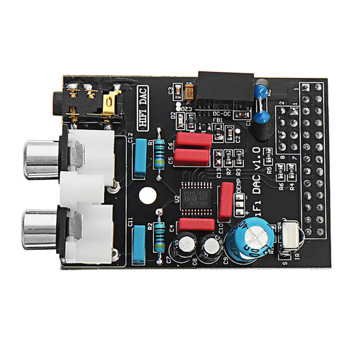 Immagine di Hi-Fi DAC Audio Sound Card Module I2S interface Expansion Board For Raspberry Pi Model B