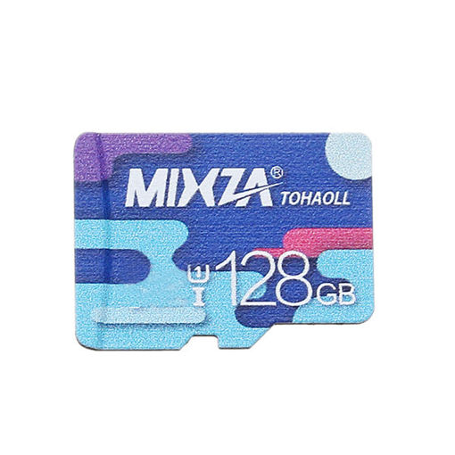 Picture of Mixza Colorful Edition U1 128GB TF Micro Memory Card for Digital Camera Smartphone MP3 TV Box