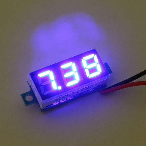 Immagine di 10Pcs Geekcreit Blue 0.28 Inch 3.2V-30V Mini Digital Volt Meter Voltage Tester Voltmeter