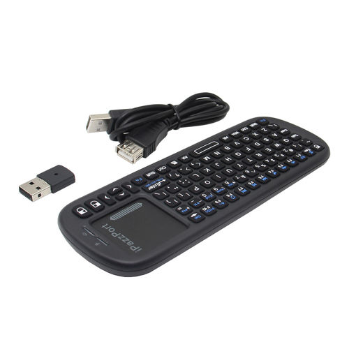 Immagine di iPazzport 2.4G Mini Wireless 81 Key Keyboard For Pcduino Raspberry Pi