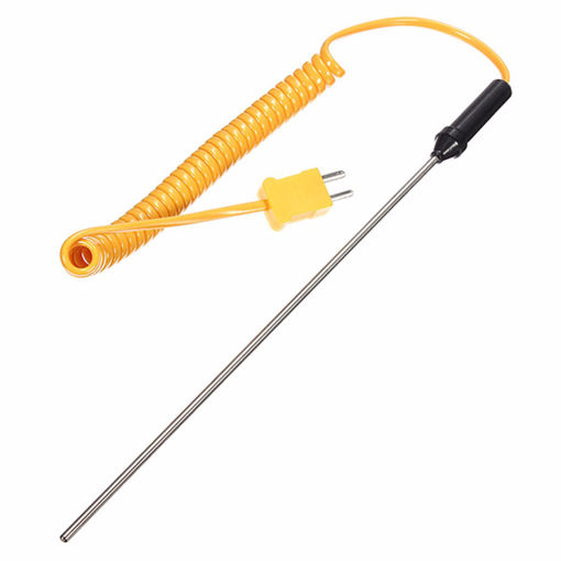 Picture of 10pcs K-Type Thermocouple Probe Stainless Steel Temperature Sensor