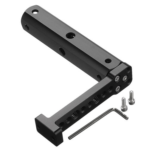 Picture of Extension Plate Mount 1/4 Screw Hot Shoes L Bracket Grip Stabilizer for DJI Ronin S Gimbal