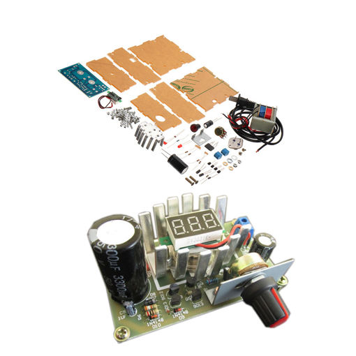 Picture of DIY 3DD15 Adjustable Regulated Power Supply Module Kit Output Short Circuit Protection Series