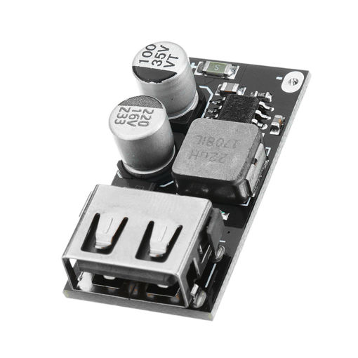Immagine di 10pcs DC Buck Module 12V24V to QC3.0 Single USB Mobile Charging Board