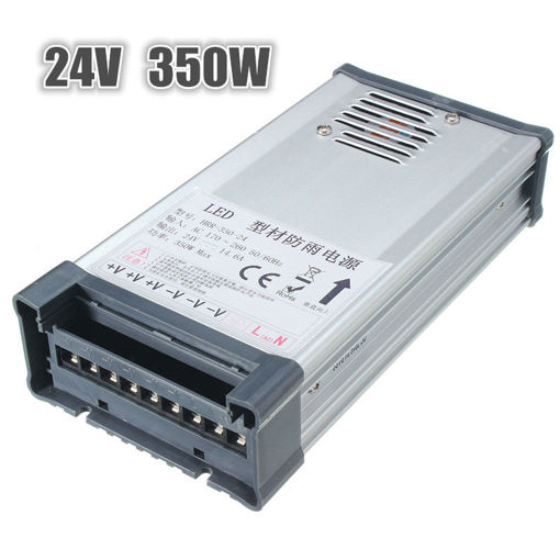 Picture of IP65 AC 170V-264V To DC 24V 350W Switching Power Supply Driver Adapter