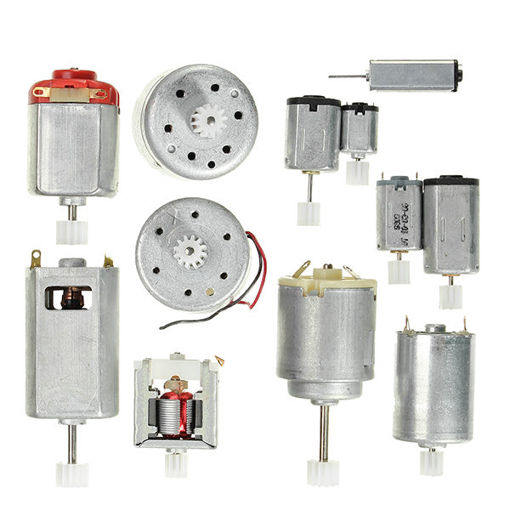 Picture of 3Sets 12 Kinds Motor Gear Pack DIY Model Parts Micro DC Motor
