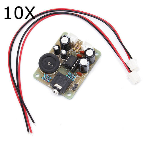 Immagine di 10Pcs TDA2822 Power Amplifier Audio Stereo Module DIY Kit Electronic Learning Suite