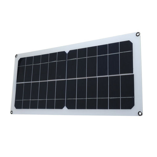 Picture of SP-10W  420*190*2.5mm Flexible Monocrystalline Solar Panel with Rear Junction Box/USB Cable