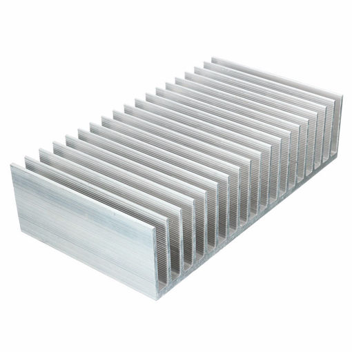 Picture of 182x100x45mm Aluminum Heat Sink Heat Sink For High Power LED Amplifier Transistor Cooler