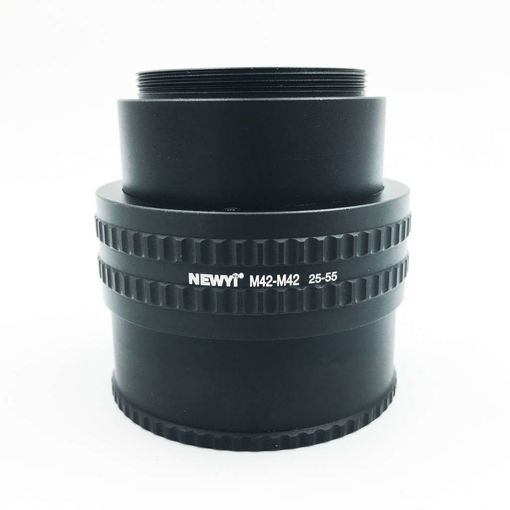 Picture of NEWYI M42-M42 Mount Lens 25-55MM Adjustable Focusing Helicoid Macro Tube Adapter Tube Ring