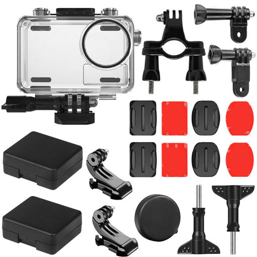 Picture of SheIngKa 40M Waterproof Protective Case Shell Bicycle Mount Sticker Kit for DJI OSMO Action Sports Camera Cycling