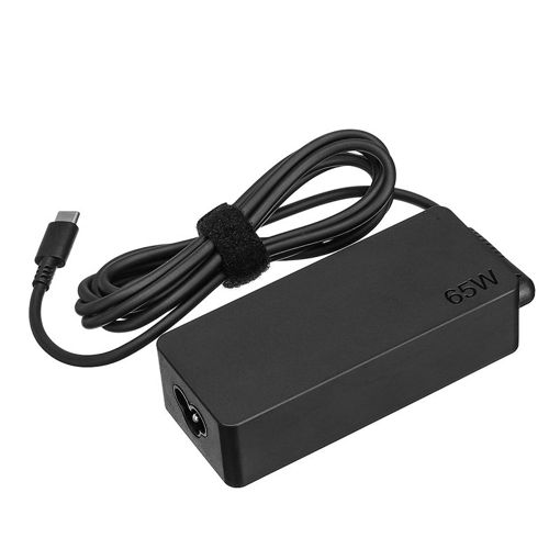 Immagine di 65W 100-240V 3.25A USB Type-c Power Supply Adapter Charger for Lenovo MIIX720 PRO X1 T570 P51s