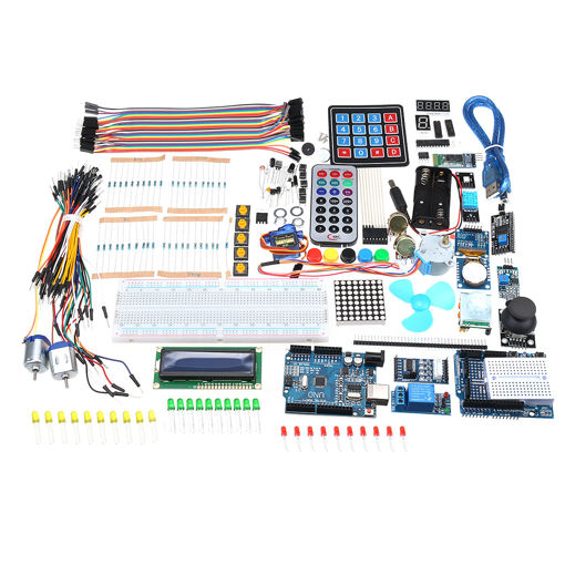 Picture of Ultimate UNO R3 Starter Kit With OLED SPI bluetooth LCD1602 RTC DHT11 For Arduino