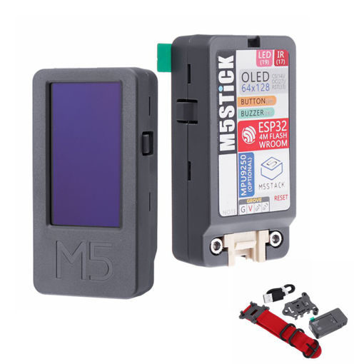 Picture of M5Stack M5Stick ESP32 Mini Development Board Kit 1.3Inch OLED Buzzer IR Transmitter Mpu9250 with Watch Belt