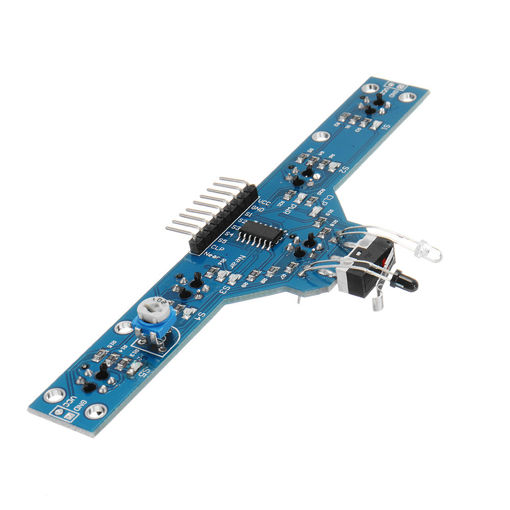 Picture of 10pcs Five Road Tracing Module Tracing Sensor Module 5 Functions Intelligent Vehicle Control Board