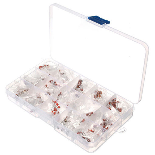 Picture of 1500 Pcs 2pF-0.1F Ceramic Capacitors Kit 30 Types With Component Box