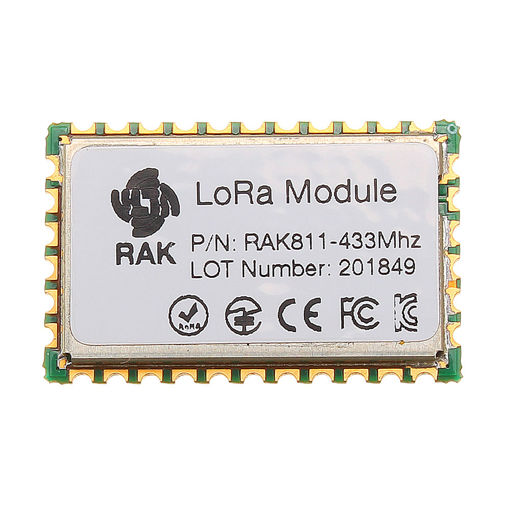 Picture of RAK811 LoRa Module SX1276 Wireless Communication Spread Spectrum WiFi 3000 Meters Support LoRaWAN Protocol