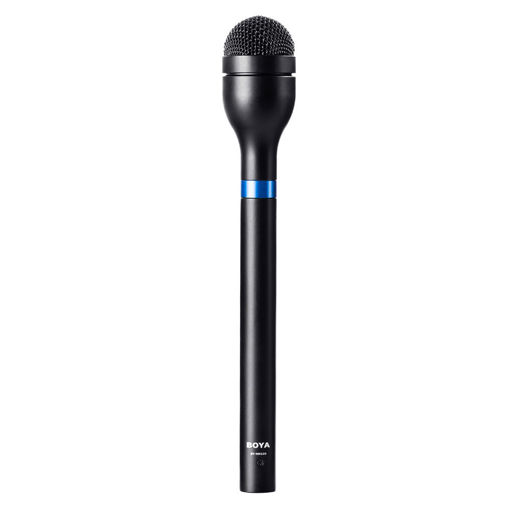 Immagine di BOYA BY-HM100 Omni-Directional Dynamic Handheld Microphone XLR for ENG for Interview