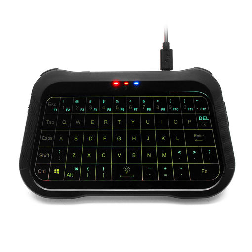 Picture of T18 Backlit 2.4G Wireless Full Touchpad Mini Keyboard AirMouse for TV Box Mini PC Smart TV