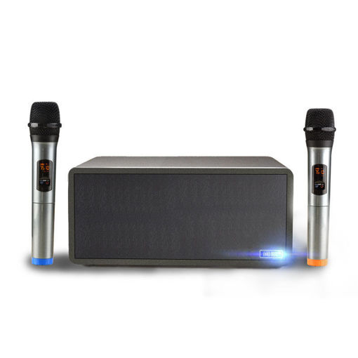 Picture of WENGE N-S10 60W Home Karaoke Speaker Soundbar bluetooth Microphone Coaxial CH2.0 Remote KTV