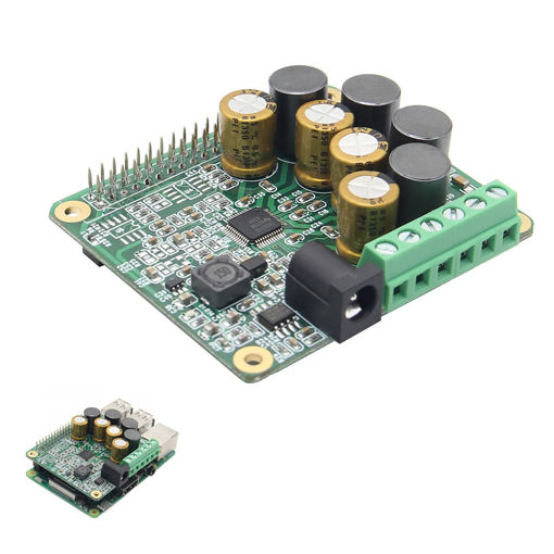 Picture of HIFI AMP Expansion Board Audio Module For Raspberry Pi 3 Model B / Pi 2B / B+