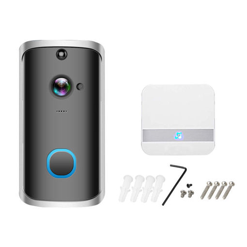 Immagine di Intelligent WiFi Wireless Visual Doorbell Villa Video Doorbell Remote Video Screen Speech Interview Doorbell