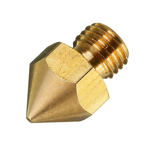 Immagine di 50pcs Creality 3D 0.4mm Copper M6 Thread Extruder Nozzle For CR-10S PRO 3D Printer Part