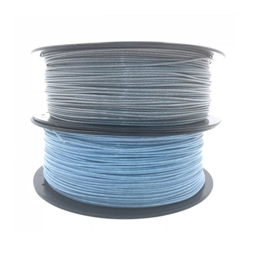 Immagine di CCTREE 1.75mm 1KG Glitter Silver/Blue PLA Filament for 3D Printer