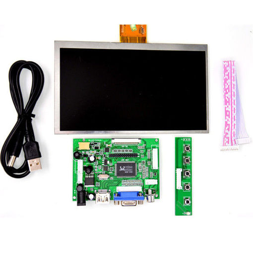 Picture of Raspberry Pi 7 inch  HD LCD Screen 1024 * 600 Display Module Kit